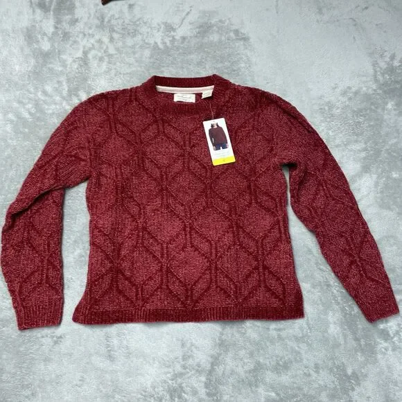 Weatherproof Women's S Pullover Sweater Red H1020 - Picture 2 of 9